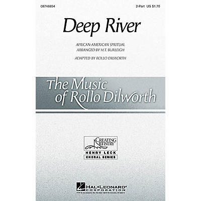 Hal Leonard Deep River 2-Part arranged by Rollo Dilworth