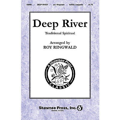 Shawnee Press Deep River SATB a cappella arranged by Roy Ringwald