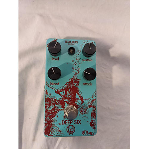 Walrus Audio Deep Six Compressor V2 Effect Pedal Walrus Audio Deep Six Compressor V2 Effect Pedal