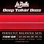 LaBella Deep Talkin' Bass Black Nylon Tape Wound 6-String Bass Strings
