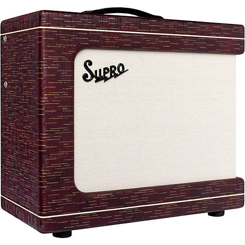 Supro Delegate Custom 1x12 25W Tube Combo Amp Condition 1 - Mint Burgundy Scandia