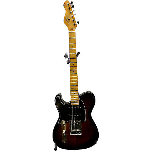 Dean Zelinsky Dellatera Z-Glide Custom Lefty Electric Guitar Trans Brown
