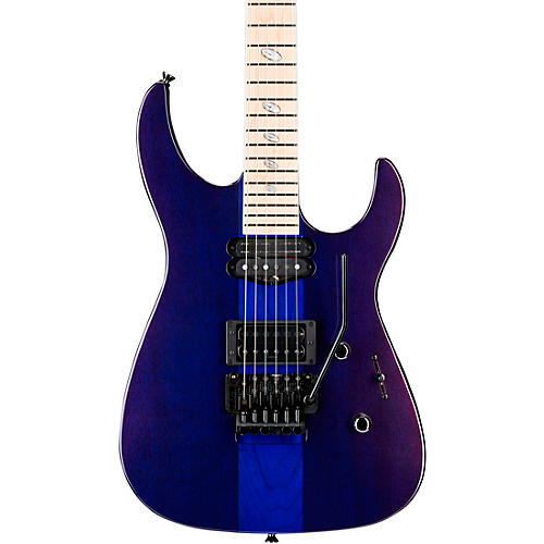 Caparison Guitars Dellinger Prominence MF Electric Guitar Transparent Spectrum Blue