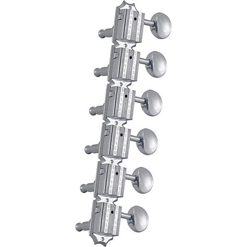 Grover Deluxe 136 Series Tuning Machines Chrome 6-in-line