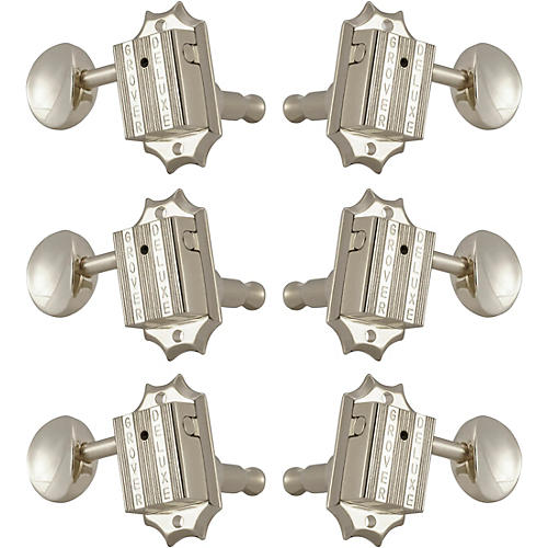 Grover Deluxe 136 Series Tuning Machines Nickel 3+3