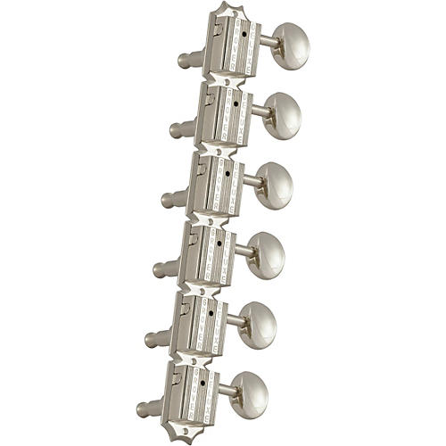 Grover Deluxe 136 Series Tuning Machines Nickel 6-in-line