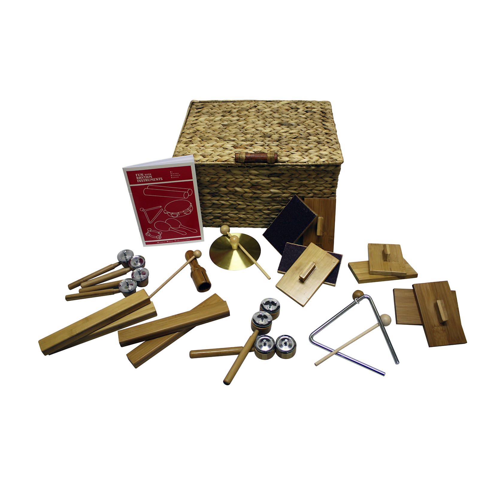 Rhythm Band Deluxe 15 Player Rhythm Kit Bamboo | Musician's Friend