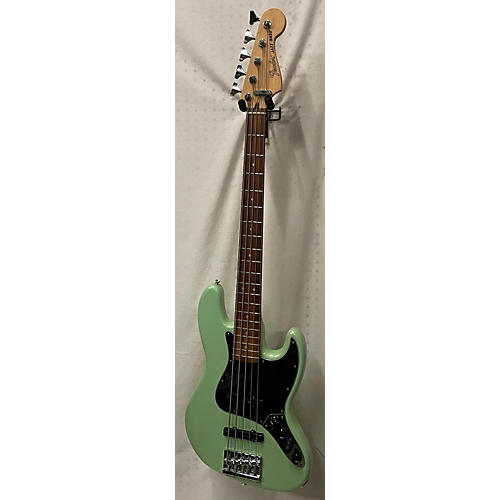 Fender Deluxe Active Jazz Bass V 5 String Electric Bass Guitar Surf Green