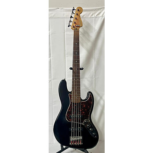 Fender Deluxe Active Jazz Bass V 5 String Electric Bass Guitar Black