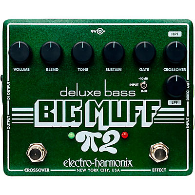 Electro-Harmonix Deluxe Bass Big Muff Pi 2 Fuzz Pedal -