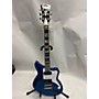 Used D'Angelico Deluxe Bedford SH Hollow Body Electric Guitar Blue Sapphire