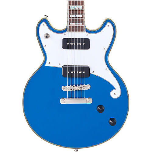 D'Angelico Deluxe Brighton Limited-Edition Solid Body Electric Guitar Condition 2 - Blemished Sapphire 197881037291