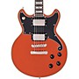 D'Angelico Deluxe Brighton Limited-Edition Solid Body Electric Guitar Rust