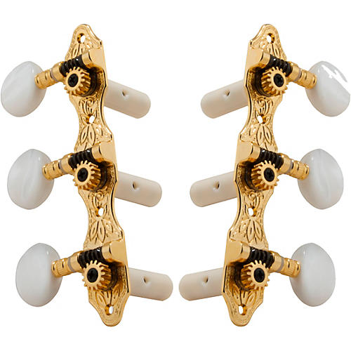 Grover Deluxe Classic 306 Series Tuning Machines Gold