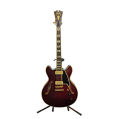 D'Angelico Deluxe DC Semi-Hollow Hollow Body Electric Guitar