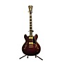 Used D'Angelico Deluxe DC Semi-Hollow Hollow Body Electric Guitar Burgundy