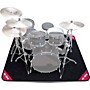 Open-Box Vic Firth Deluxe Drum Rug, 6.5'x5.33' - Condition 1 - Mint Gray