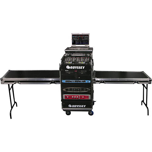 Odyssey Deluxe Dual Table Glide Style Combo Rack