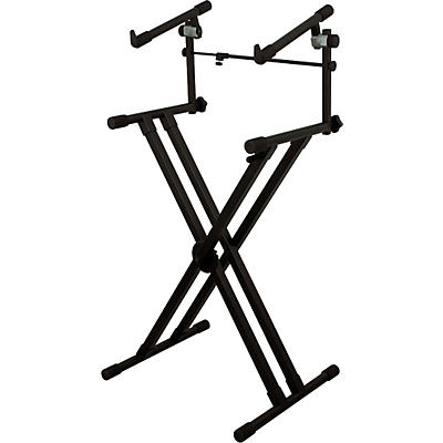 On-Stage Deluxe Heavy Duty X 2-Tier Keyboard Stand