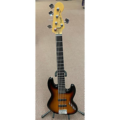 Squier Deluxe Jazz Bass Active V 5 String Electric Bass Guitar