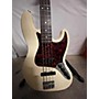 Used Fender Deluxe Jazz Bass Electric Bass Guitar Antique White
