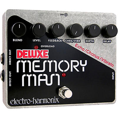 Electro-Harmonix Deluxe Memory Man XO Analog Delay Guitar Effects Pedal