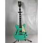 Used D'Angelico Deluxe Mini DC LE Solid Body Electric Guitar Seafoam Green