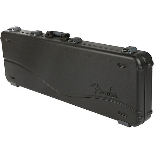 Fender Deluxe Molded ABS P/J Bass Guitar Case Black Gray/Silver