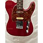 Used Fender Deluxe Nashville Telecaster Solid Body Electric Guitar Candy Apple Red