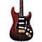 Deluxe Players Stratocaster Electric Guitar Level 1 Transparent Crimson Red Rosewood Fretboard
