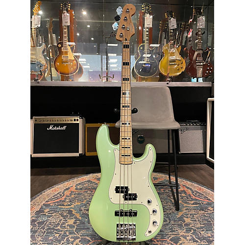 Fender Deluxe Precision Bass Special Electric Bass Guitar Seafoam Green