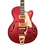 D'Angelico Deluxe Series 175 Hollowbody Electric Guitar USA TV Jones Humbuckers D'Angelico Shield Tremolo Matte Wine