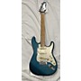 Used Hondo Deluxe Series 760 Solid Body Electric Guitar Blue
