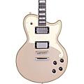 D'Angelico Deluxe Series Atlantic Solid Body Electric Guitar With USA Seymour Duncan Humbuckers and Stopbar Tailpiece Desert GoldDesert Gold