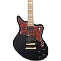 D'Angelico Deluxe Series Bedford Electric Guitar With Stopbar Tailpiece BlackBlack