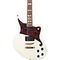 D'Angelico Deluxe Series Bedford Electric Guitar With Stopbar Tailpiece BlackVintage White