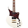 D'Angelico Deluxe Series Bedford Electric Guitar With Stopbar Tailpiece Vintage White
