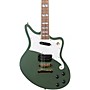 D'Angelico Deluxe Series Bedford Electric Guitar with Stopbar Tailpiece Hunter Green