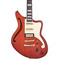 D'Angelico Deluxe Series Bedford SH Limited-Edition Electric Guitar Matte CharcoalMatte Walnut