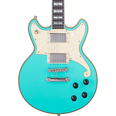 D'Angelico Deluxe Series Brighton Limited-Edition Solidbody Electric Guitar With USA Seymour Duncan Humbuckers and Stopbar Tailpiece
