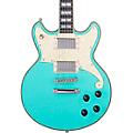 D'Angelico Deluxe Series Brighton Limited-Edition Solidbody Electric Guitar with USA Seymour Duncan Humbuckers and Stopbar Tailpiece Matte Surf GreenMatte Surf Green