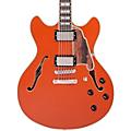 D'Angelico Deluxe Series DC Limited Edition Semi-Hollow Electric Guitar SapphireRust