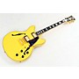Open-Box D'Angelico Deluxe Series Limited-Edition DC Hollowbody Ebony Fingerboard Electric Guitar Condition 3 - Scratch and Dent Electric Yellow 194744703423