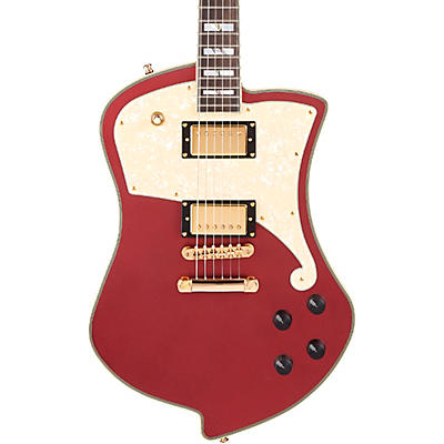 D'Angelico Deluxe Series Ludlow Limited-Edition Solidbody Electric Guitar with USA Seymour Duncan Humbuckers and Stopbar Tailpiece