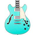 D'Angelico Deluxe Series Mini DC With USA Seymour Duncan Humbuckers Limited-Edition Semi-Hollow Electric Guitar Matte Surf GreenMatte Surf Green