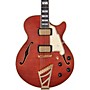 D'Angelico Deluxe Series SS Semi-Hollow Electric Guitar USA Seymour Duncan Humbuckers Stairstep Tailpiece Matte Walnut
