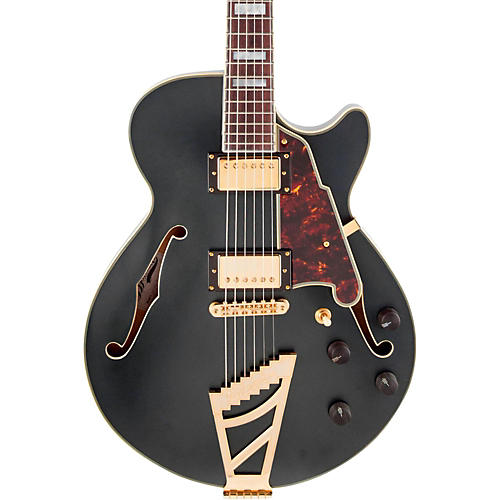 Deluxe Series SS Semi-Hollowbody Electric Guitar with Custom Seymour Duncan Pickups and Stairstep Tailpiece