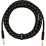 Fender Deluxe Series Straight to Straight Instrument Cable - 15 ft. Black Tweed