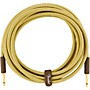 Fender Deluxe Series Straight to Straight Instrument Cable - 15 ft. Yellow Tweed