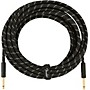 Fender Deluxe Series Straight to Straight Instrument Cable - 25 ft. Black Tweed